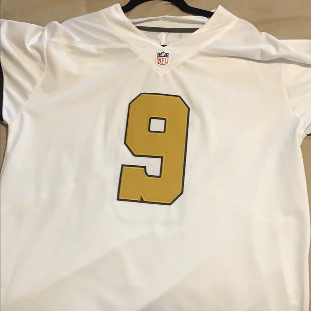 Drew Brees White Color Rush #9